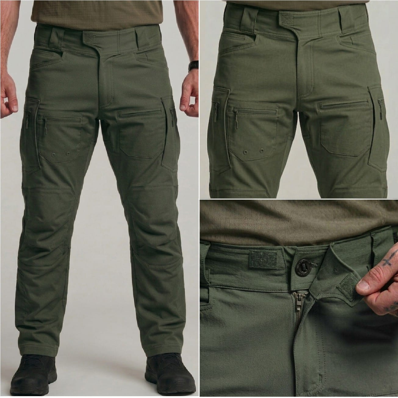 Premium Twill Stretch 10 Pocket Pant - 1525 - Image 2